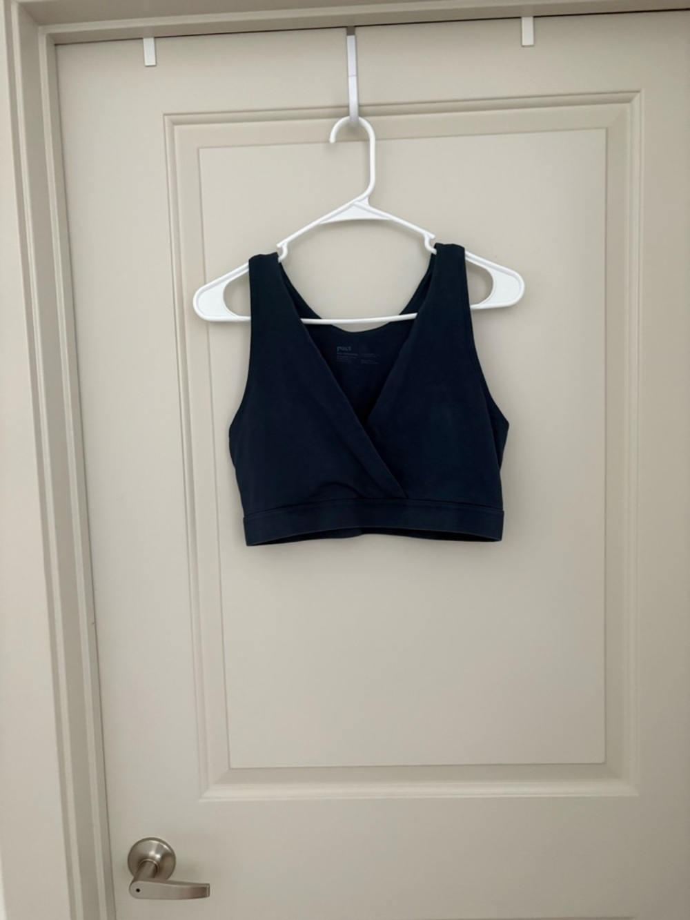 Pact Organic Cotton Blue Sports bra Size L
